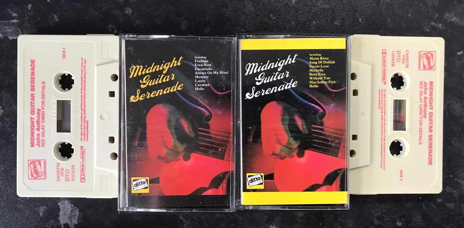 Midnight Guitar Serenade Double Album, Tape One and Two, Ditto, dto 10082 Magretro