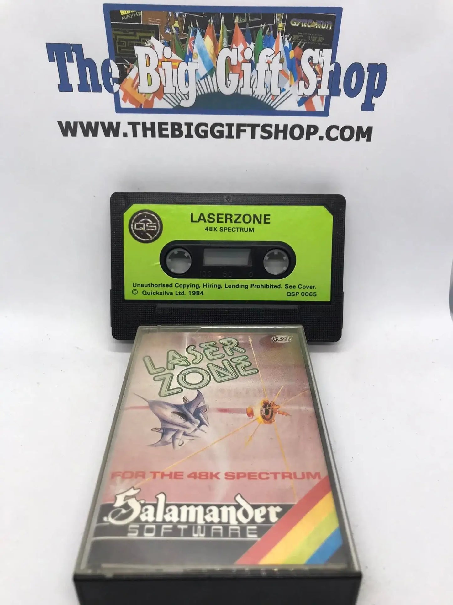 Laser Zone, ZX Spectrum by Salamander Software, Jeff Minter Magretro