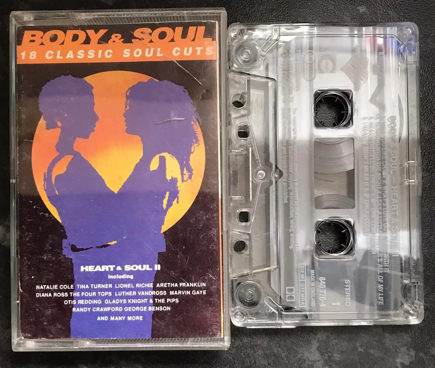 Body & Soul, Heart & Soul II Album, Polygram, 840 776-4, Vintage Cassette Magretro