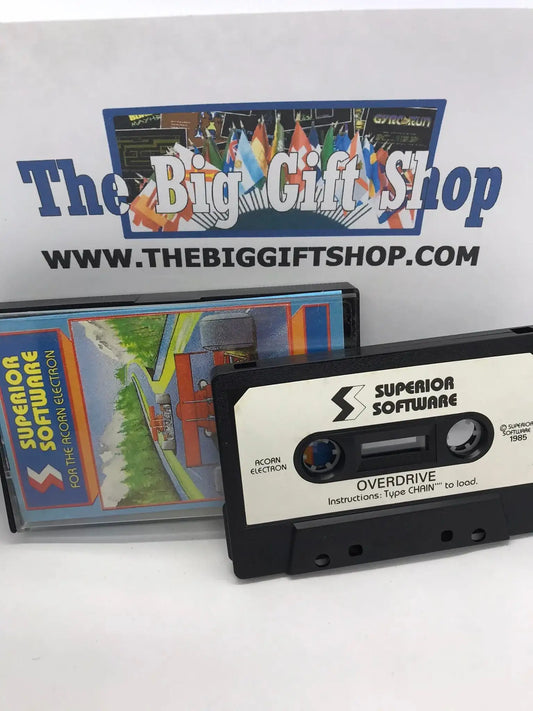 Overdrive, Acorn Electron, Released by Superior Software Magretro