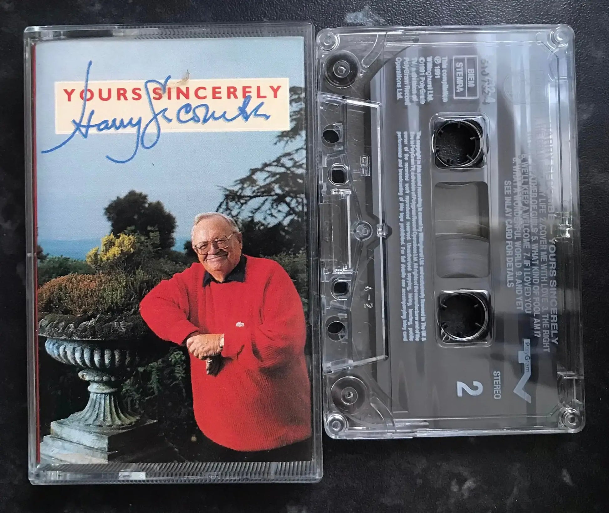 Harry Secombe, Yours Sincerely Album, Philips, 510 723-4, Vintage Cassette Magretro