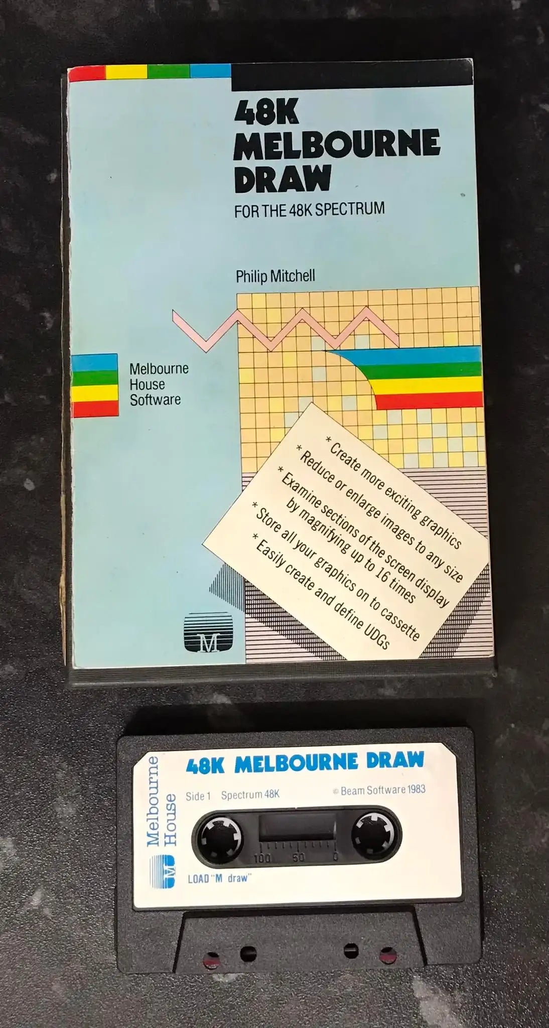 Melbourne Draw, ZX Spectrum, by Melbourne House, Working Magretro