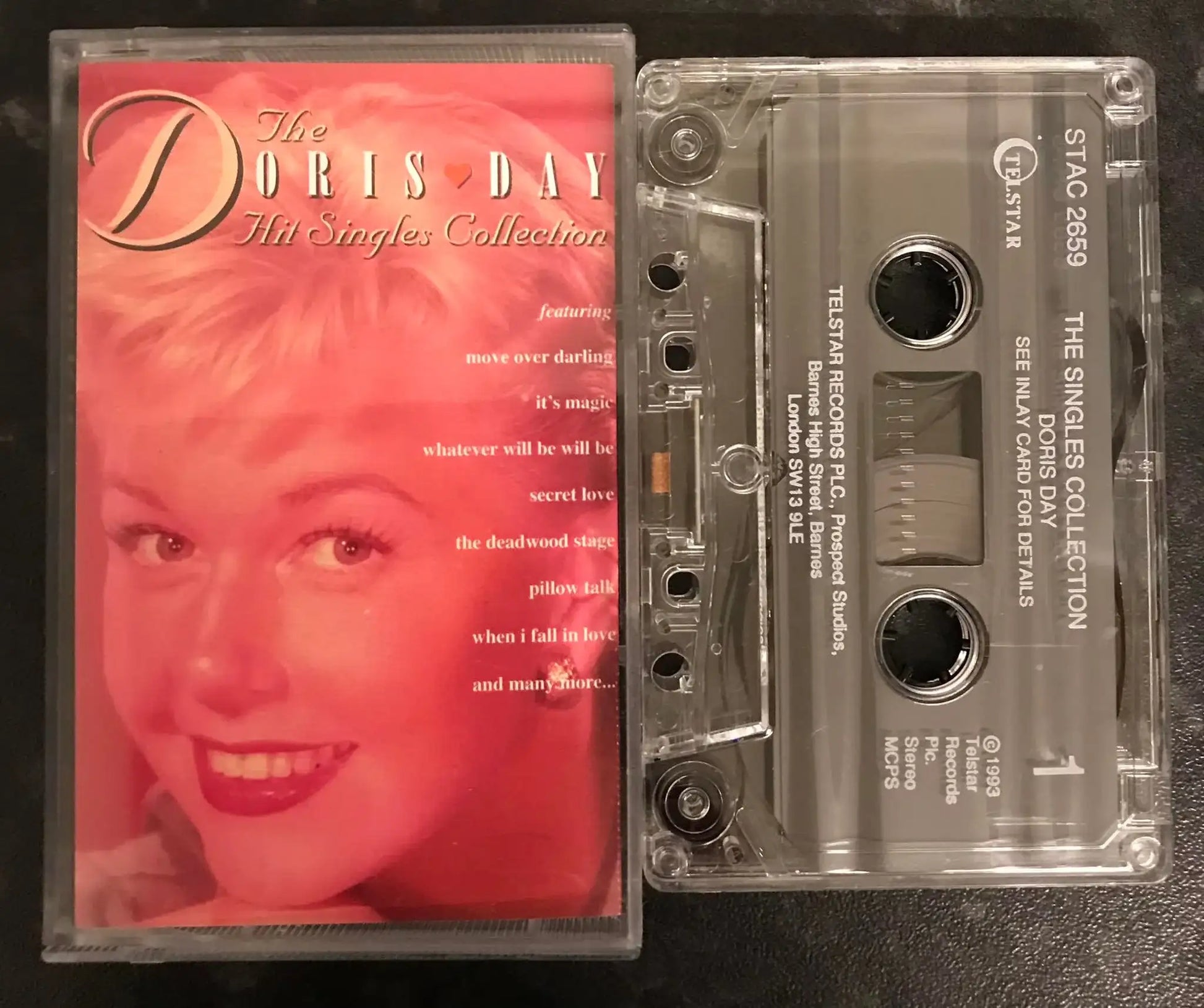 Doris Day, The Hit Singles Collection, Telstar, STAC 2659, Vintage Cassette Magretro