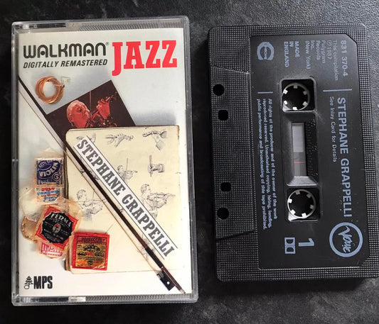 Stephane Grappelli, Walkman Jazz Album, MPS Records, 831 370-4, Vintage Cassette Magretro