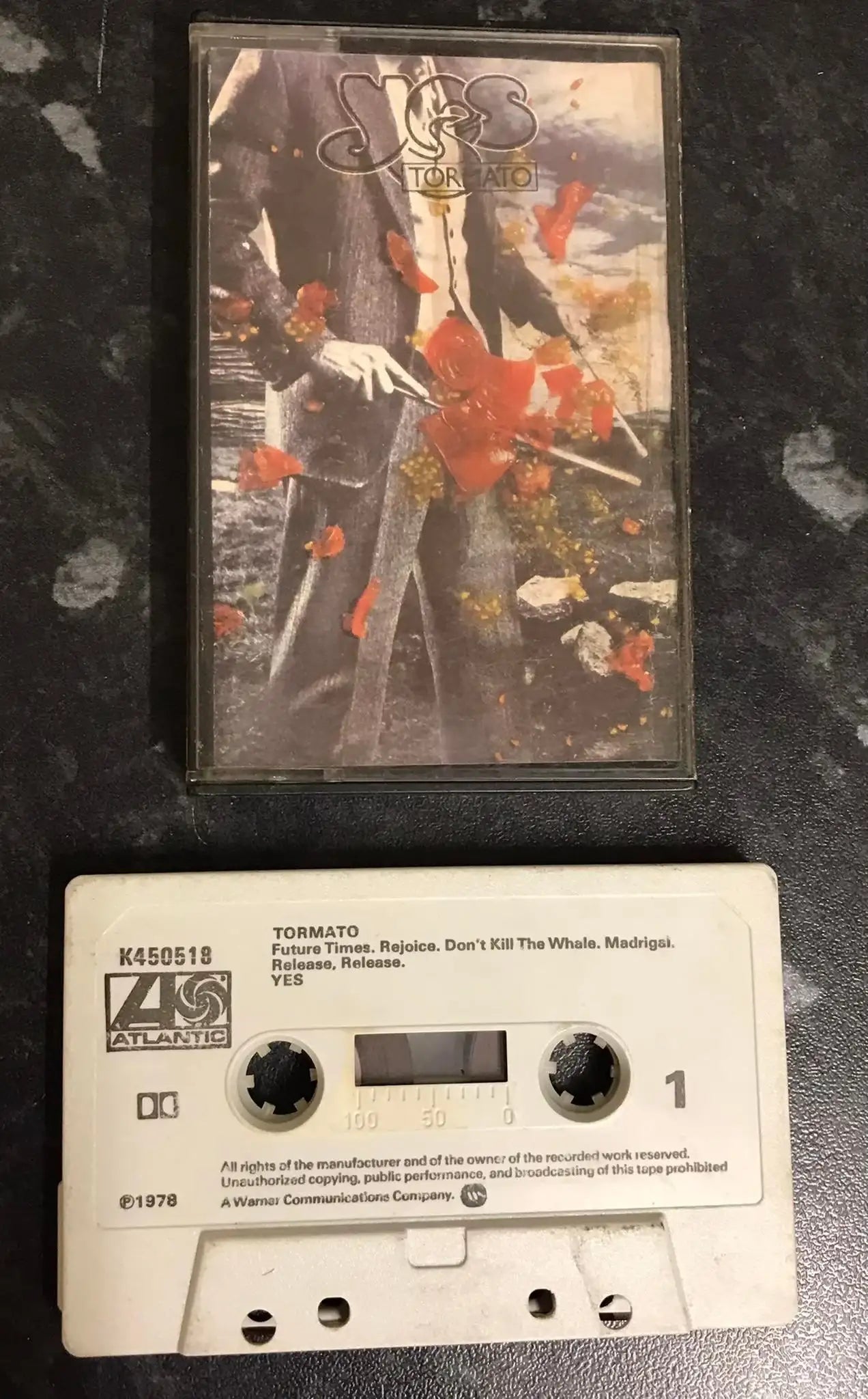 Yes, Tormato Album, Atlantic, K 450 518, Vintage Cassette Magretro