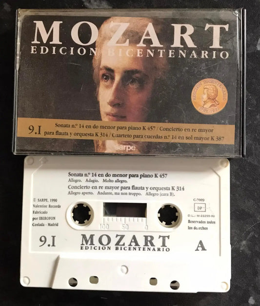 Mozart Edicion Bicentenario 9.1, RARE, c-7009, Sarpe, Vintage Cassette Magretro