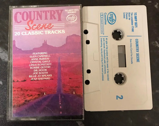 Country Scene 20 Classic Tracks Album, Music For Pleasure, TC-MFP 5571 Magretro