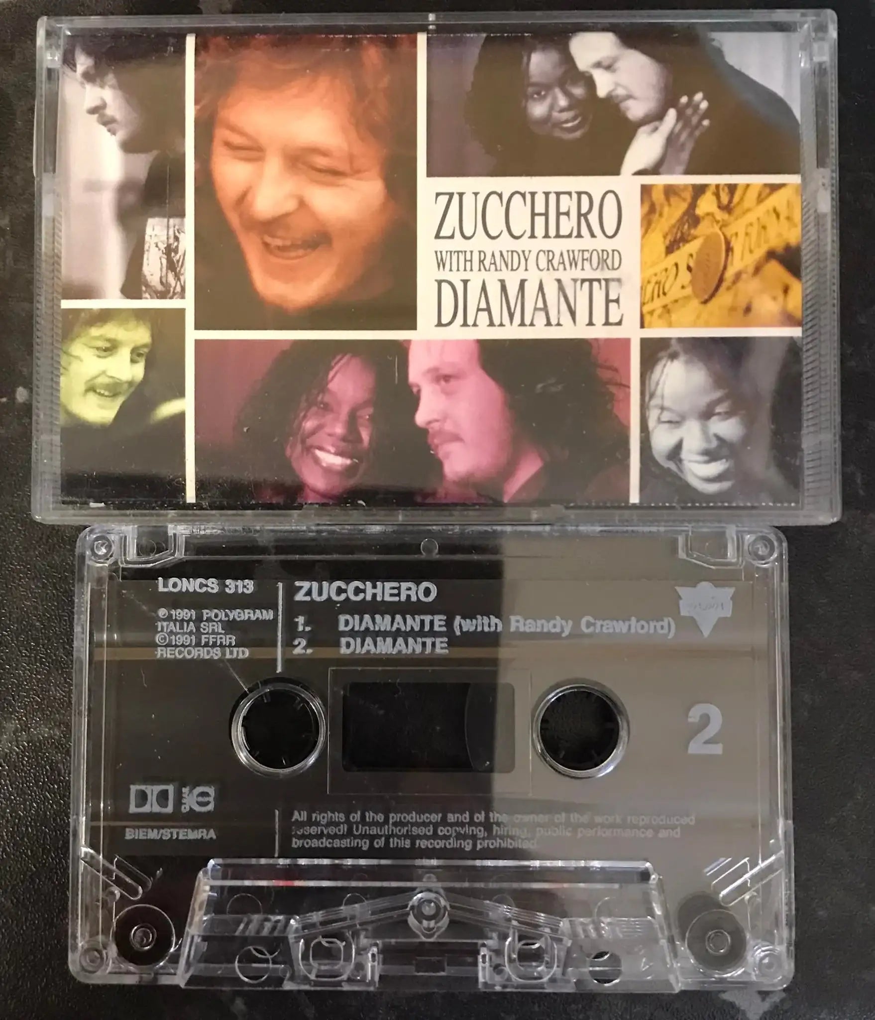 Zucchero with Randy Crawford, Diamante Single, LONCS 313,865 403-4 Magretro