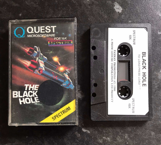 The Black Hole (Working), ZX Spectrum, by Paxman Quest Magretro