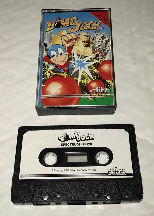 Bomb Jack, ZX Spectrum game original Elite release, (RARE), Working Magretro