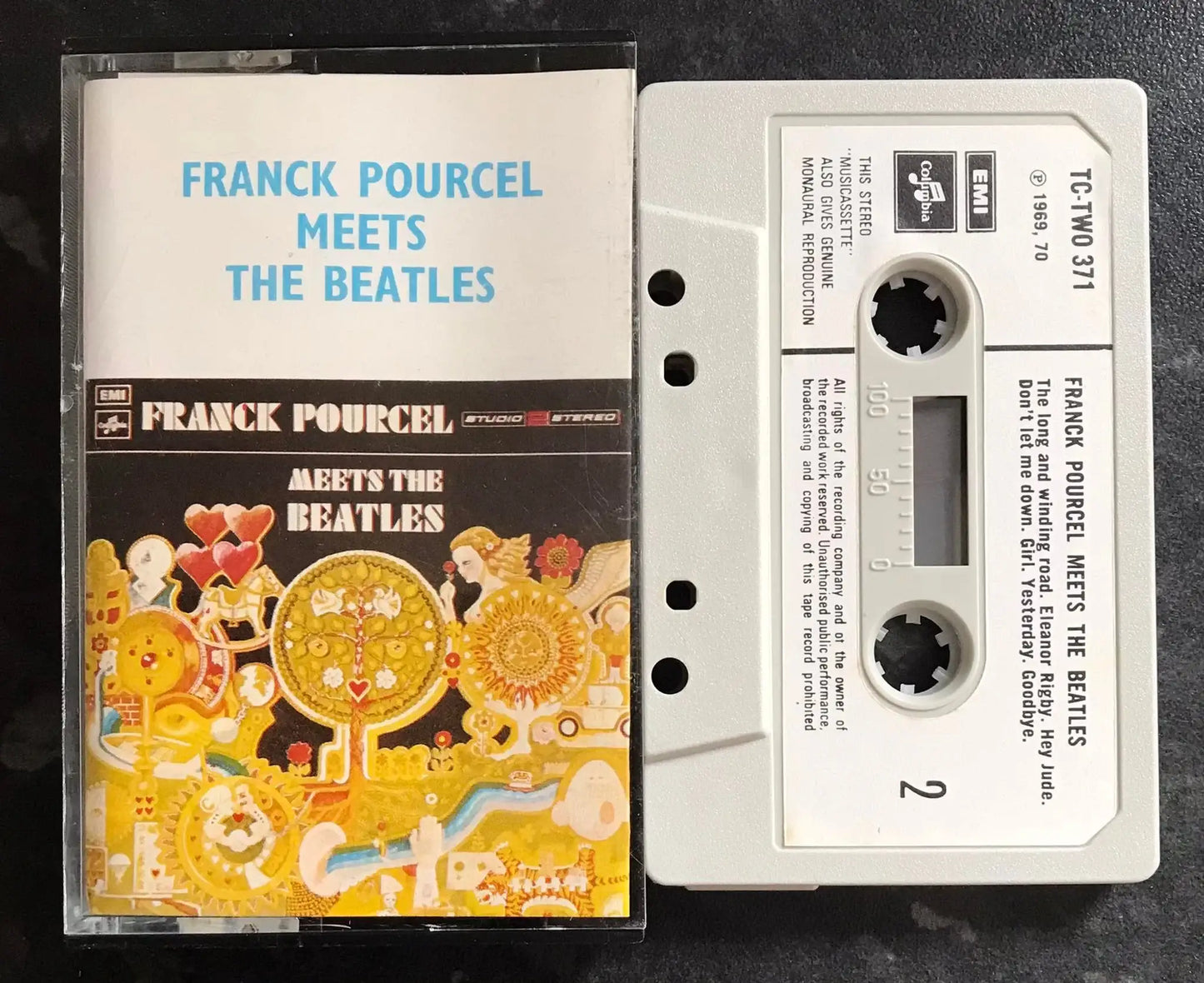 The Beatles, Franck Pourcel Meets The Beatles, EMI TC-TWO 371, Vintage Cassette Magretro
