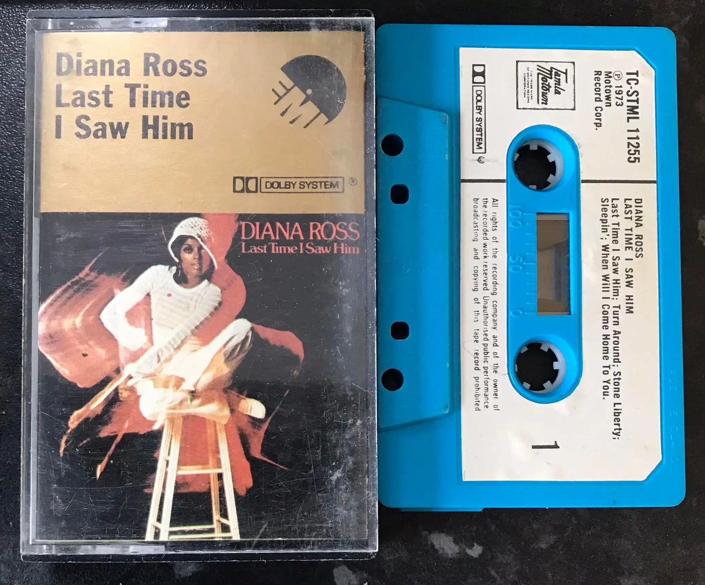 Diana Ross, Last Time I Saw Him Album, Motown, TC-STML 11255, Vintage Cassette Magretro