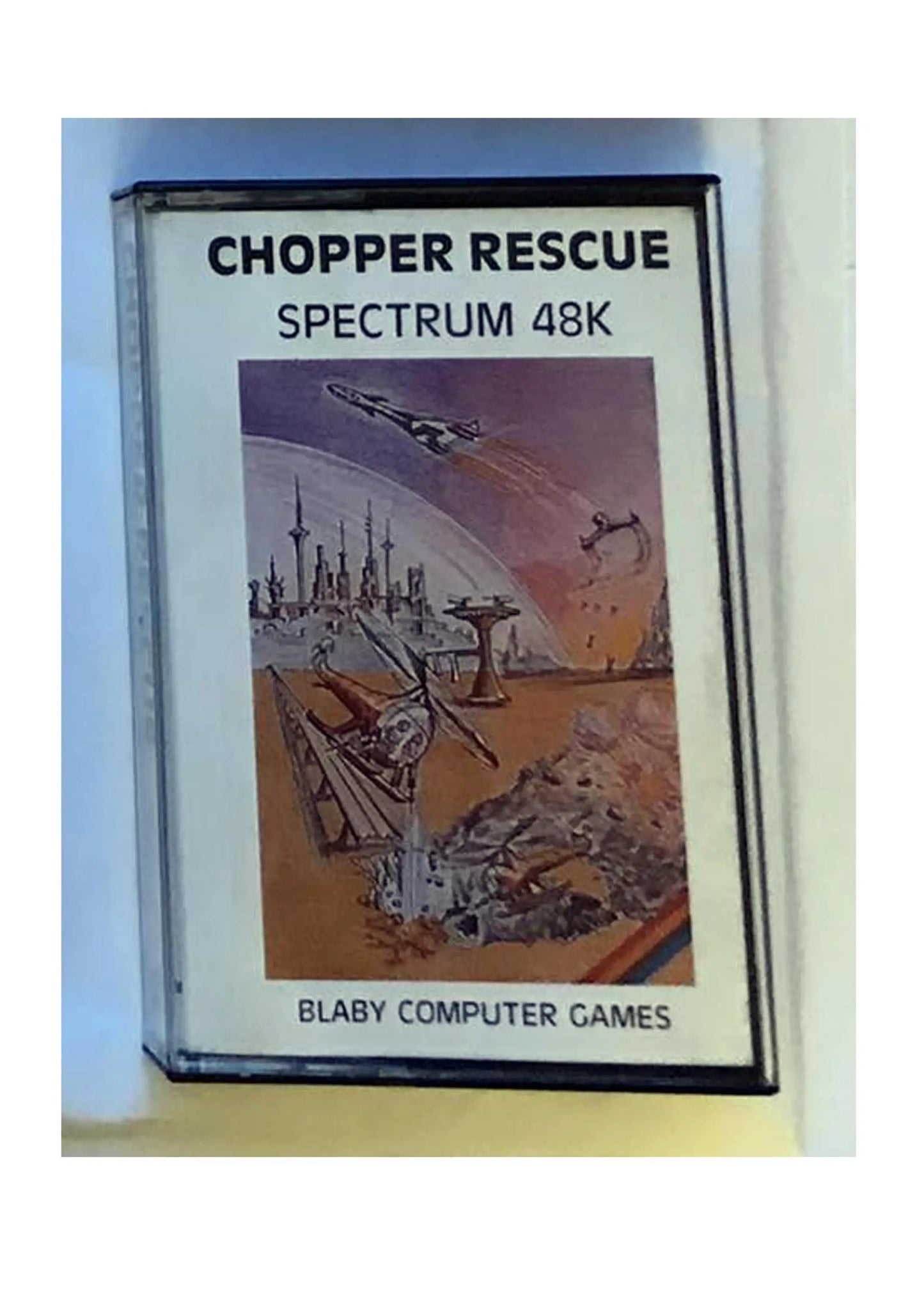 Chopper Rescue, ZX Spectrum by Blaby Computers Magretro