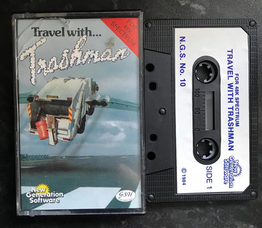 Travel With Trashman, ZX Spectrum game by New Generation Software Magretro