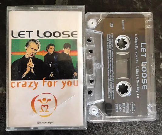 Let Loose, Crazy For You Single, Mercury, MERMC 402, Vintage Cassette Magretro