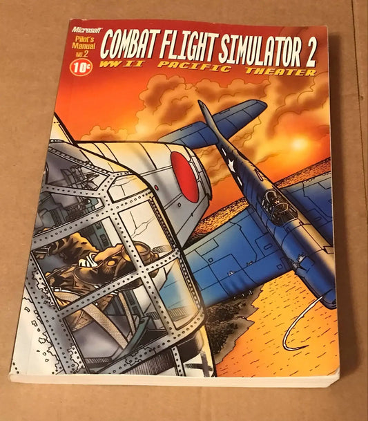 Microsoft Combat Flight Simulator 2 - WWII Pacific Theater Pilots Manual no.2 Magretro