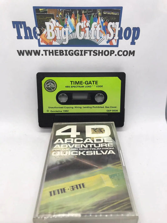 TimeGate (green label) , Time gate, ZX Spectrum by Quicksilva Magretro