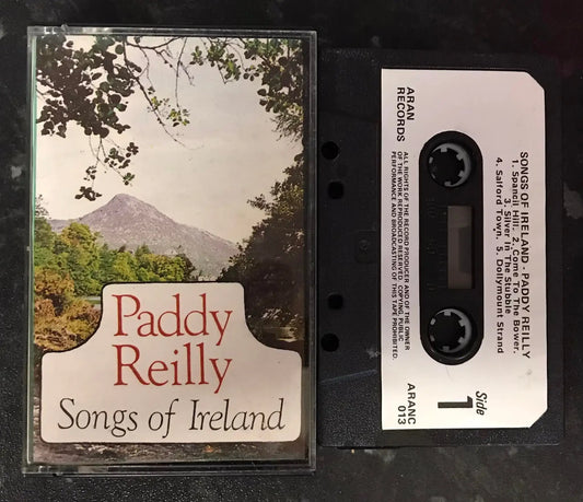 Paddy Reilly, Songs of Irelend Album, aranc 013, Aran Records, Vintage Cassette Magretro