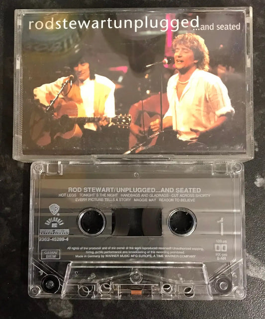 Rod Stewart, Unplugged and Seated Album, Warner Bros. Records, 9362-45289-4 Magretro