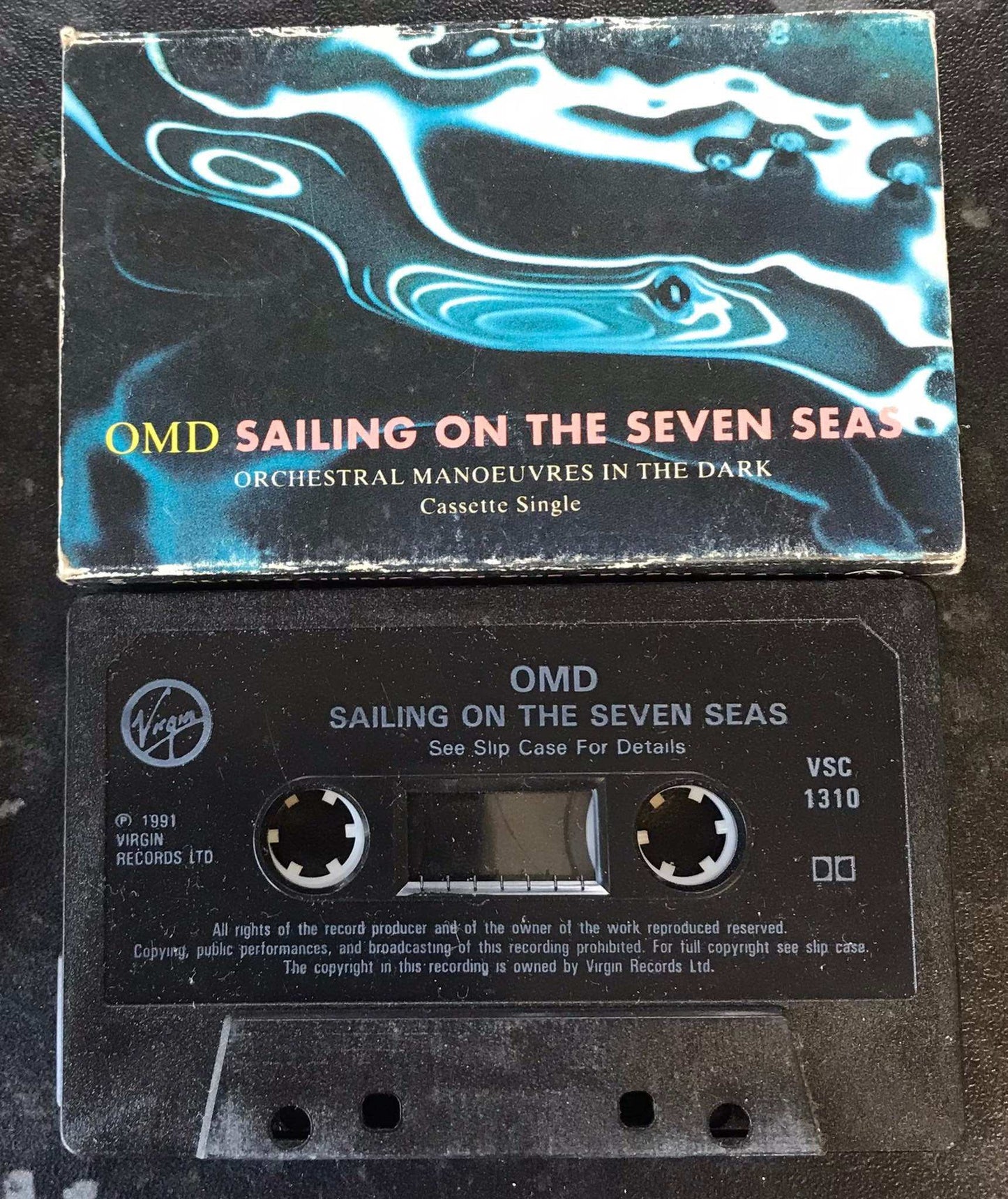 OMD, Sailing On The Seven Seas Single, Virgin VSC1310, Vintage Cassette Magretro