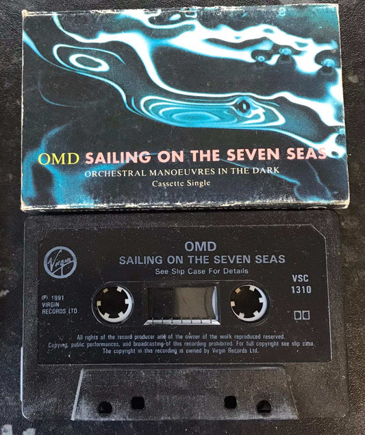 OMD, Sailing On The Seven Seas Single, Virgin VSC1310, Vintage Cassette Magretro