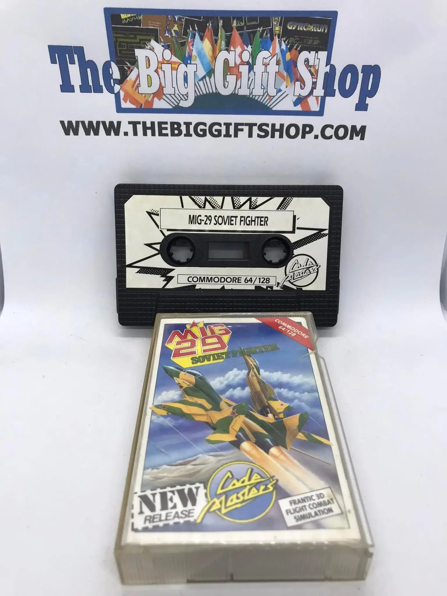 MIG 29 Soviet Fighter, C64, Released by Codemasters Magretro