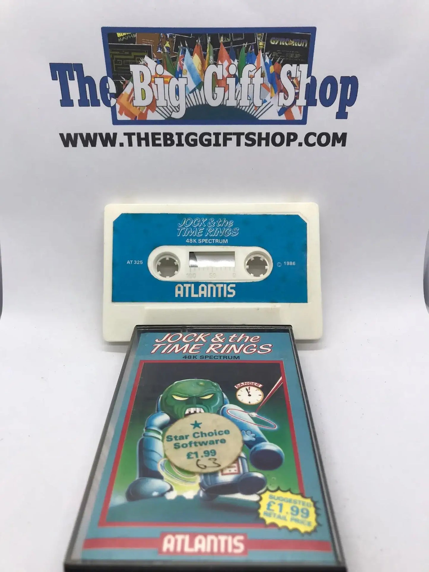 Jock And The Time Rings (Tested Working), ZX Spectrum, Atlantis Software Ltd Magretro