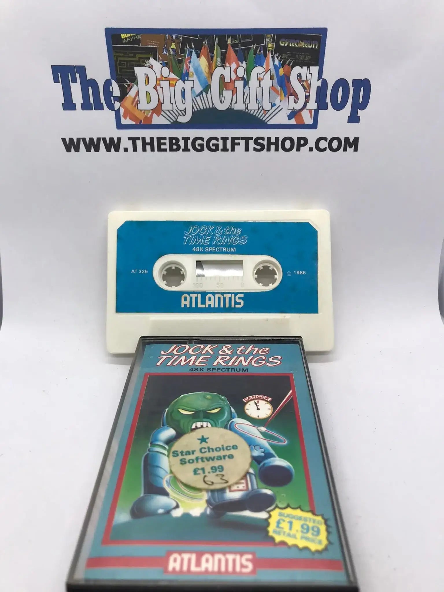 Jock And The Time Rings (Tested Working), ZX Spectrum, Atlantis Software Ltd Magretro