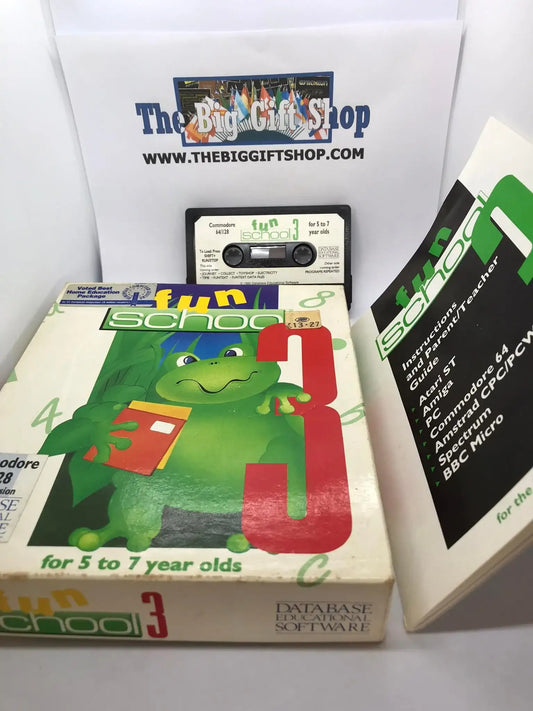 Fun School 3 For 5-7 Year Olds, C64 by Database, WORKING Magretro