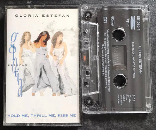 Gloria Estefan, Hold Me Thrill Me Kiss Me Single, 661080 4, Vintage Cassette Magretro
