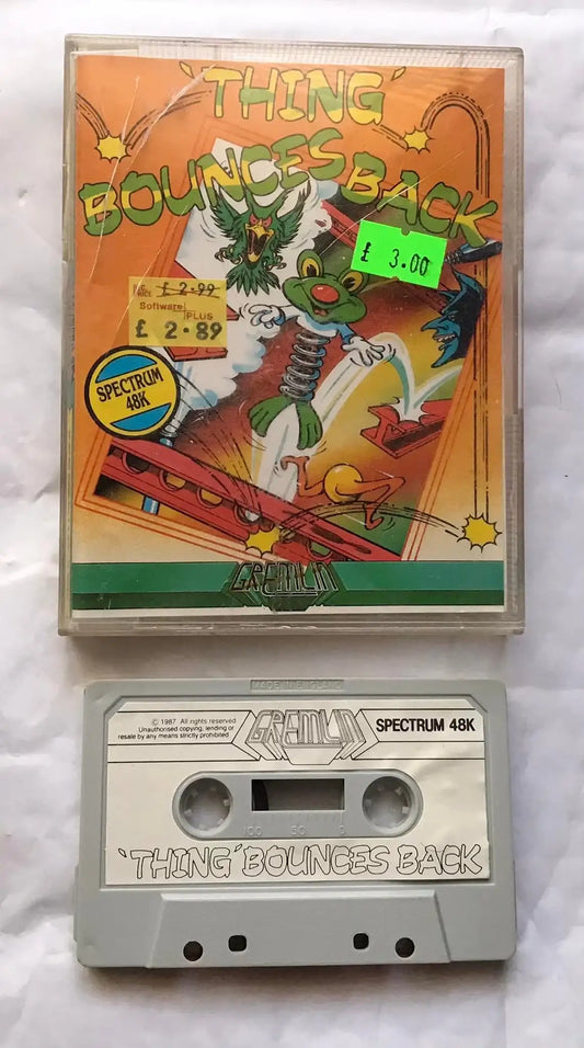 Thing Bounces Back, ZX Spectrum, by Gremlin Graphics, WORKING Magretro