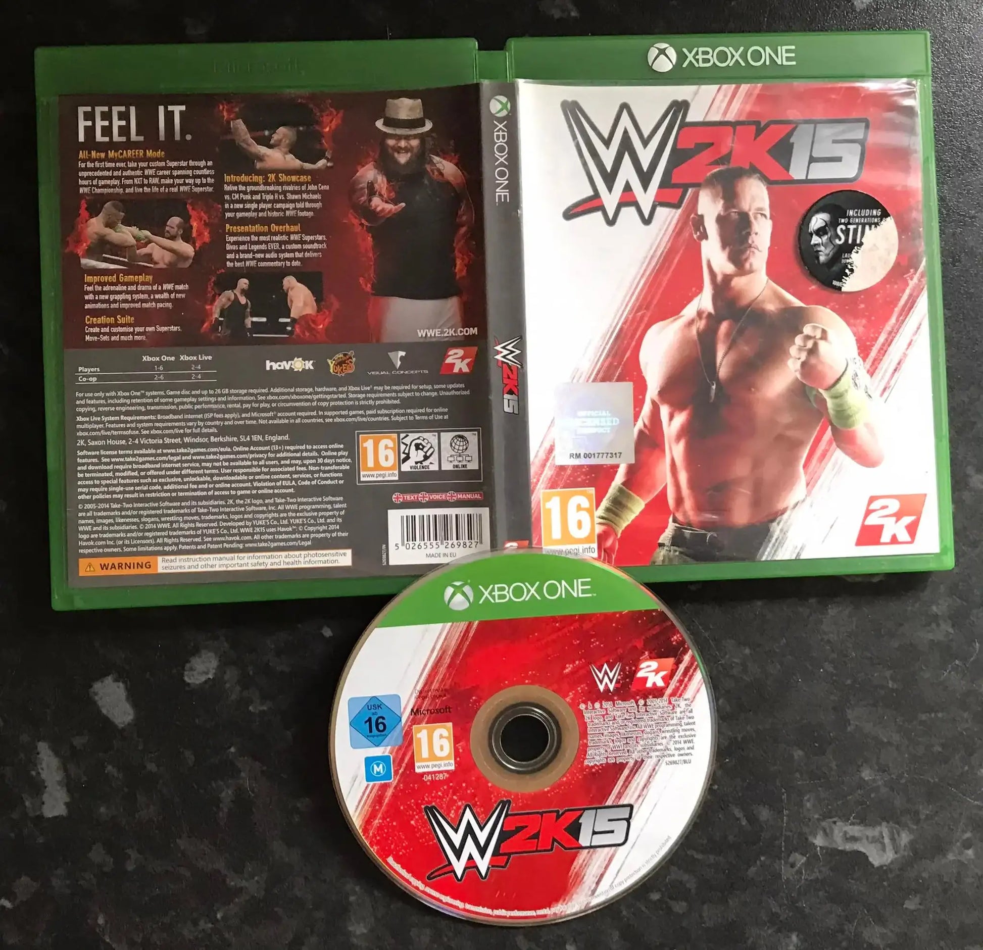 w2k15, Xbox One Game, UK PAL Magretro