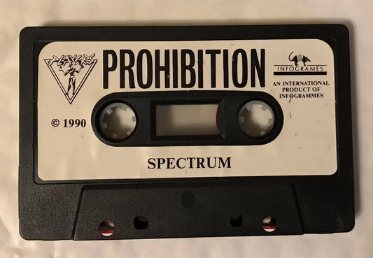 Prohibition, ZX Spectrum game by Players / Infogrames, No Box, Working Magretro