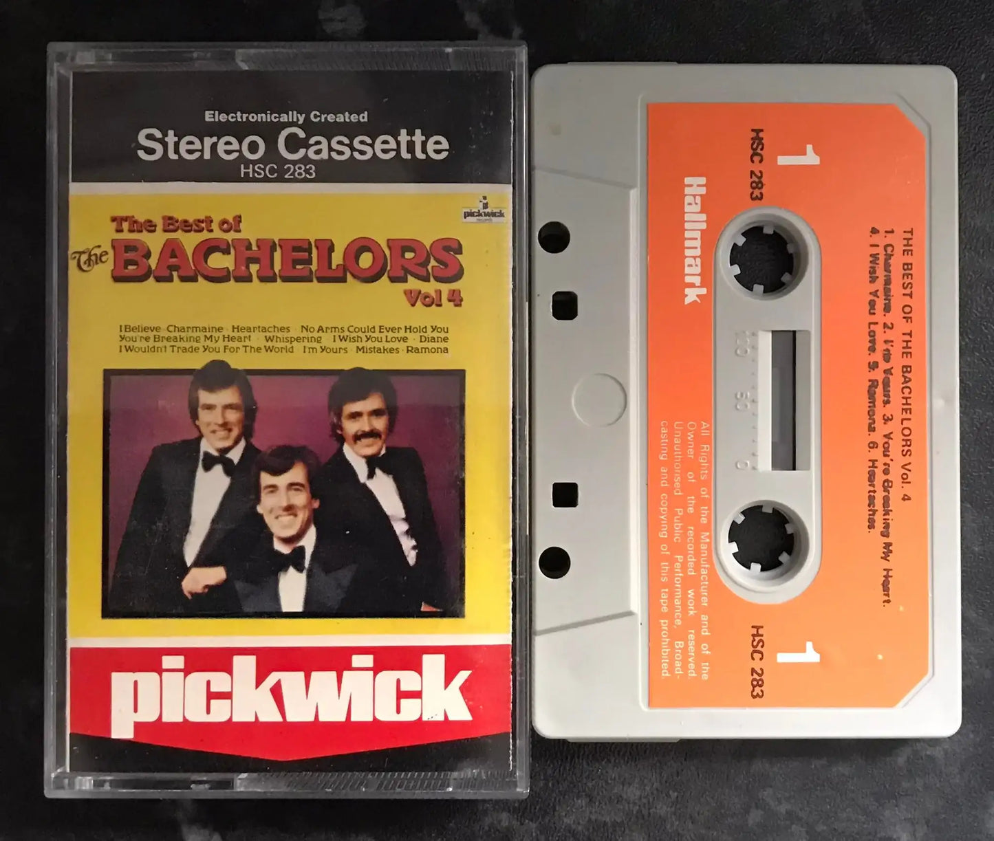 The Best Of The Bachelors Vol 4 Album, PICKWICK, HSC 283, Vintage Cassette Magretro