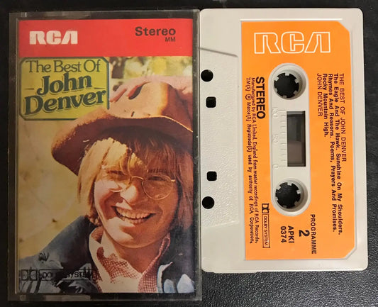 The Best of John Denver, RCA, APKI 0374, Vintage Cassette Magretro