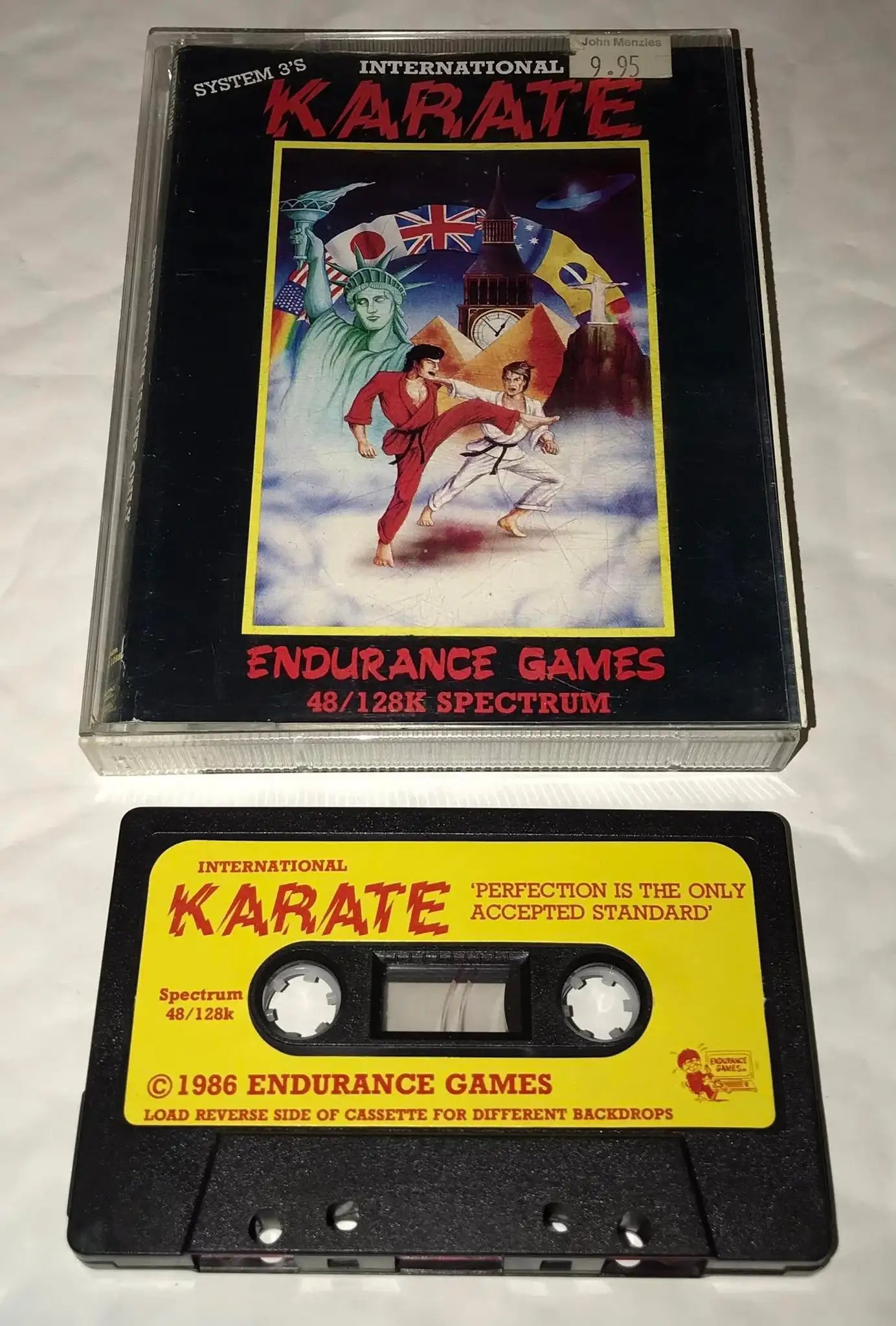 International Karate, ZX Spectrum game by Endurance, WORKING Magretro