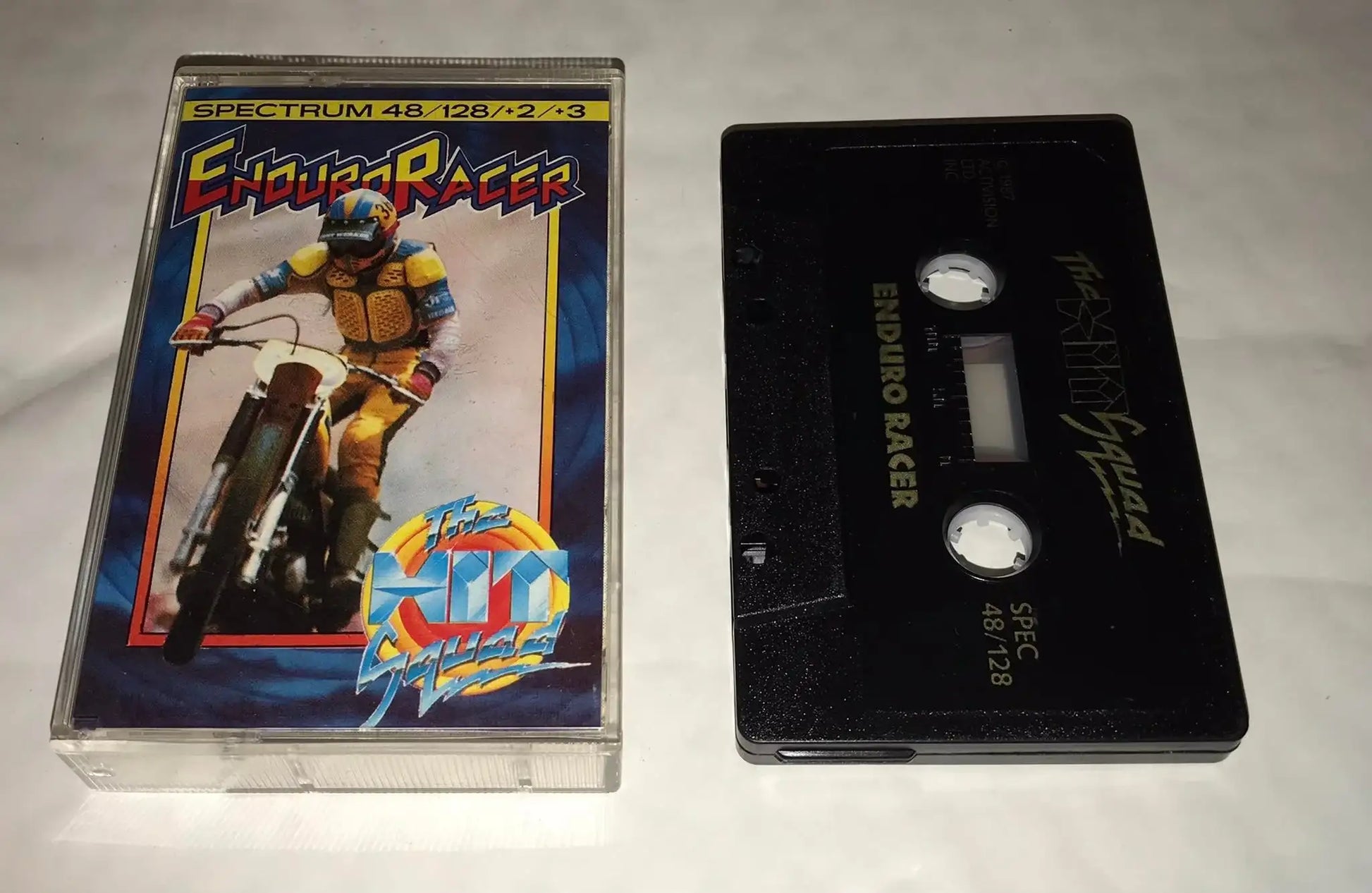 Enduro Racer, ZX Spectrum, by Hit Squad, Working Magretro