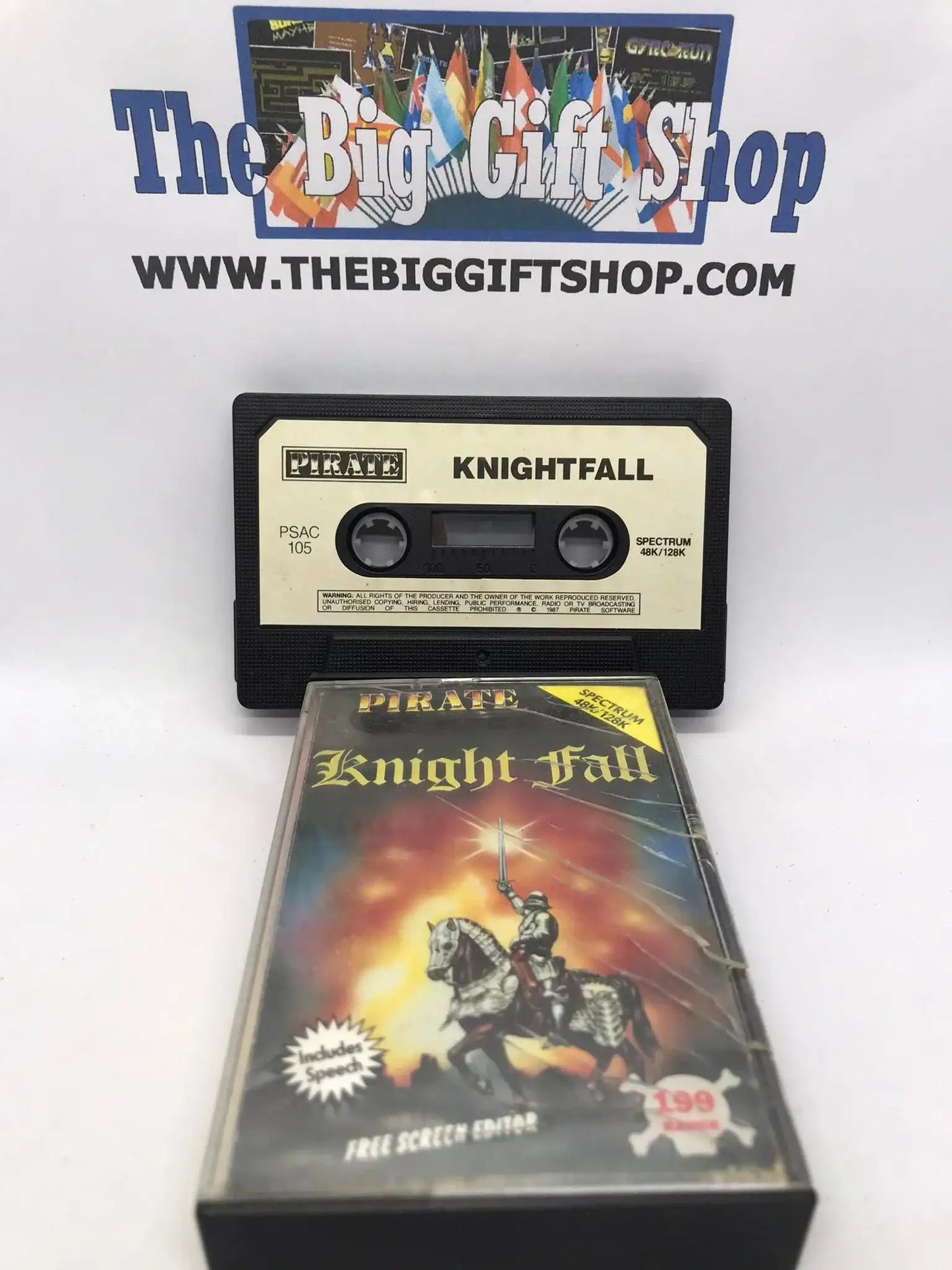 Knight Fall (Tested Working), ZX Spectrum, Released by Pirate software Ltd RARE Magretro