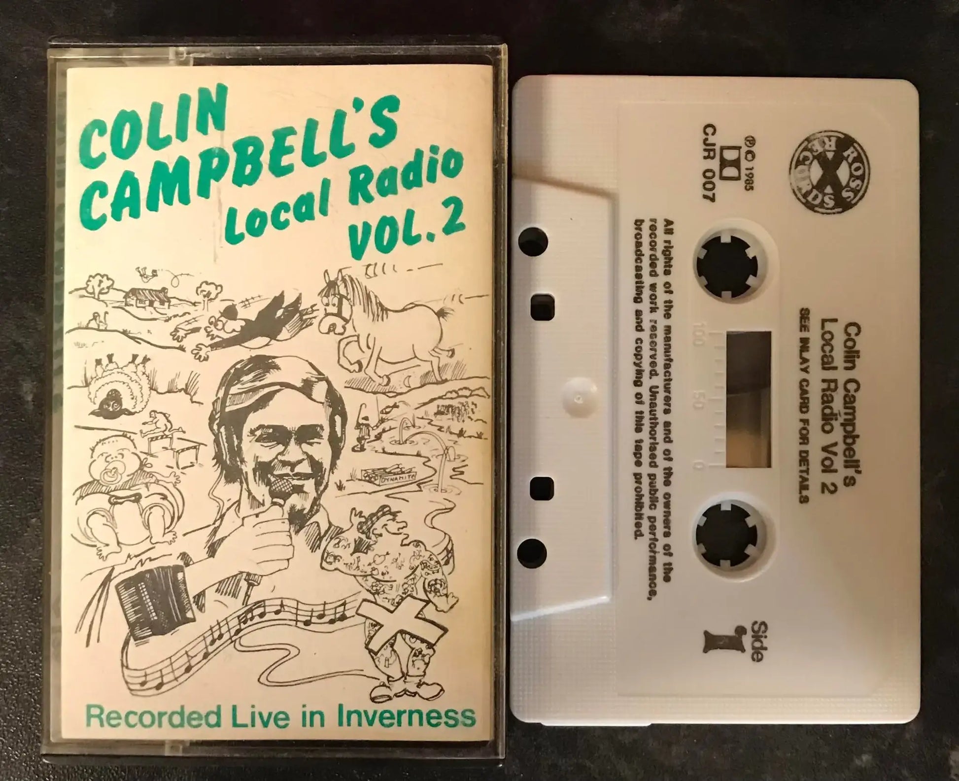 Colin Campbell's Local Radio Vol 2, CJR 007, Vintage Cassette Magretro
