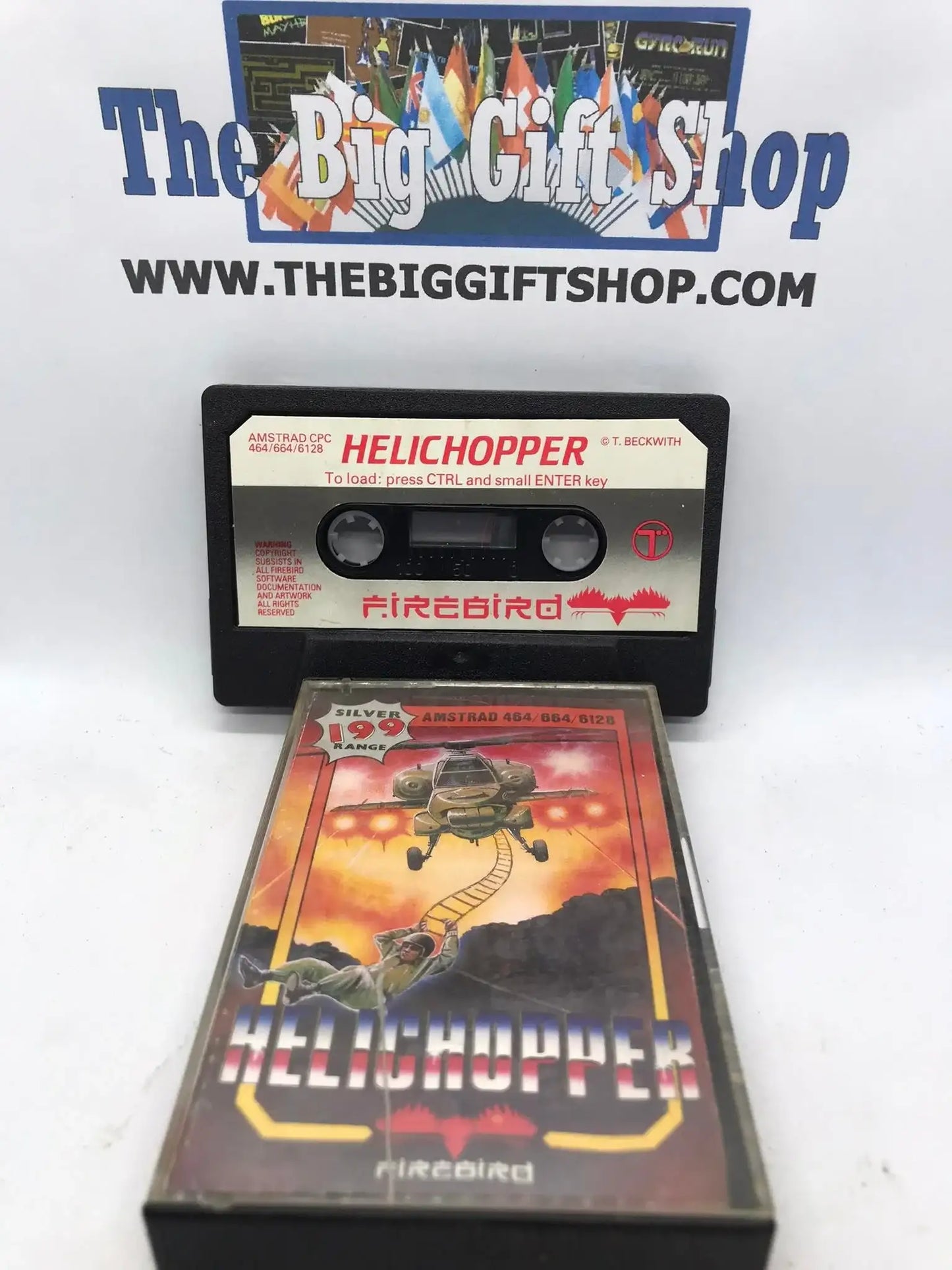 HeliChopper, CPC 464 / 664 Released by Firebird Software Ltd Magretro