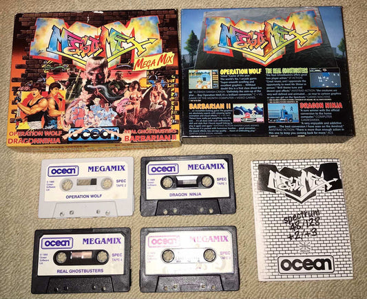 Mega Mix Compilation, ZX Spectrum by Ocean Software Magretro