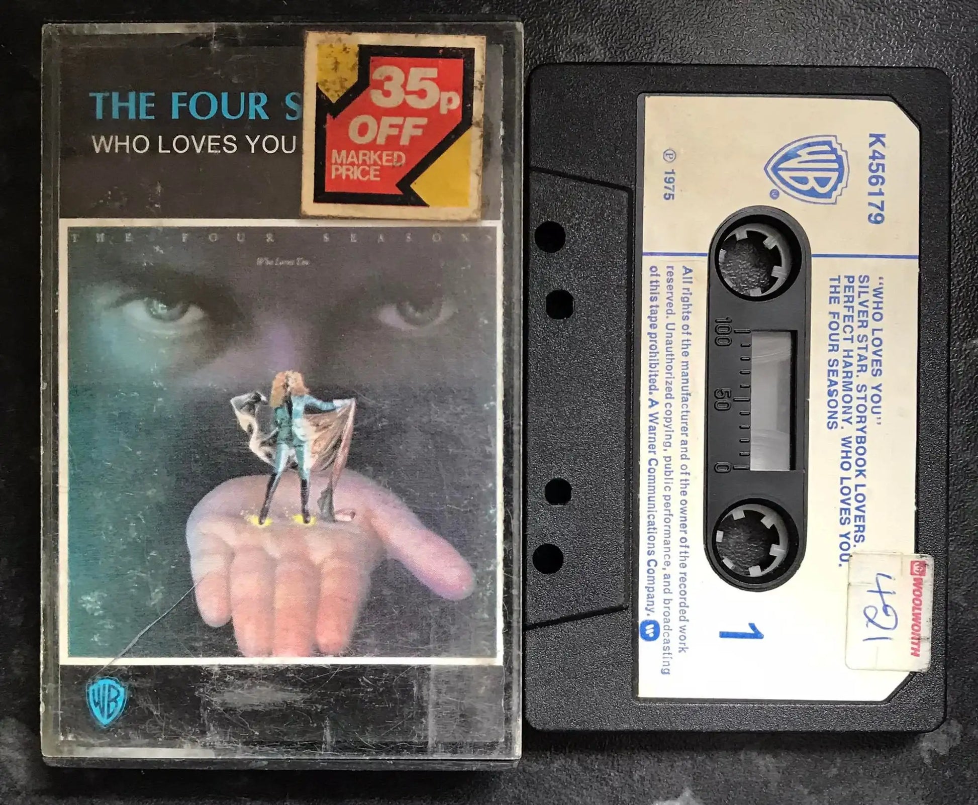 The Four Seasons, Who Loves You Album, WB K456179, Vintage Cassette Magretro