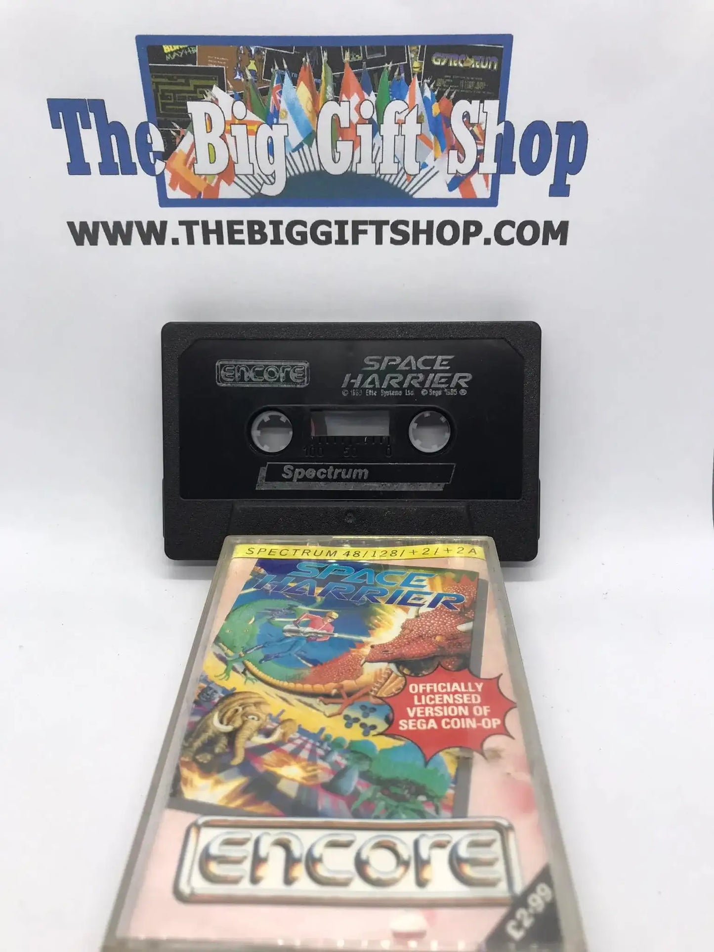 Space Harrier (Encore) (Tested Working), ZX Spectrum, Encore Magretro