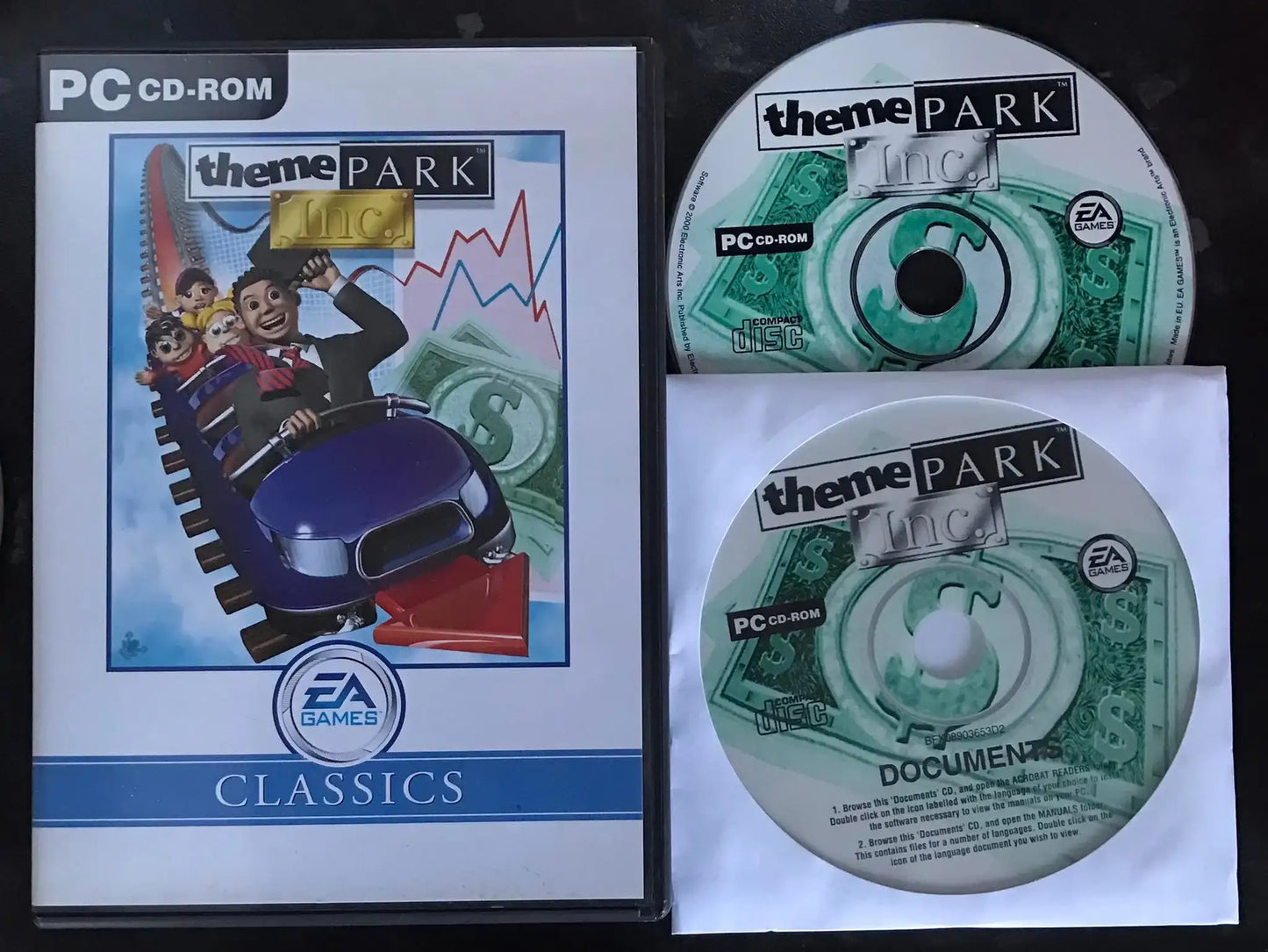 Theme Park INC, EA Games Classics, PC Game Magretro