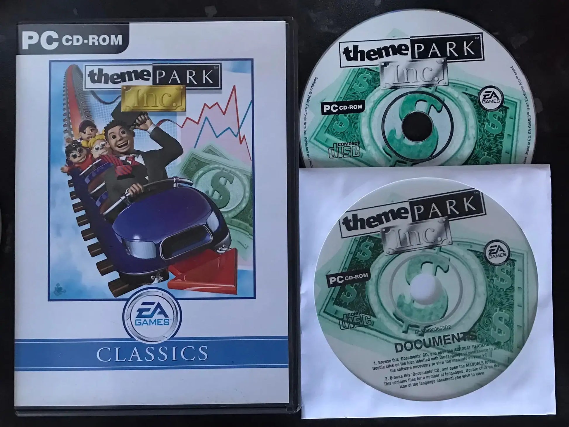 Theme Park INC, EA Games Classics, PC Game Magretro