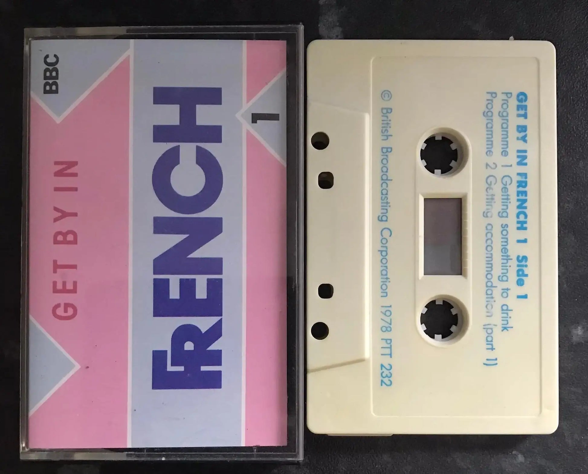 Get By In French 1, Vintage Cassette Magretro