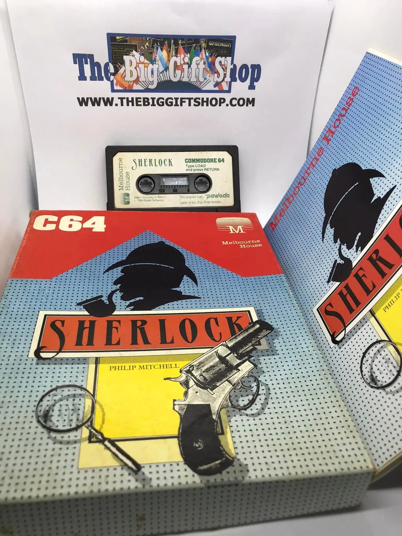 Sherlock, C64, Released by Melbourne House, WORKING Magretro