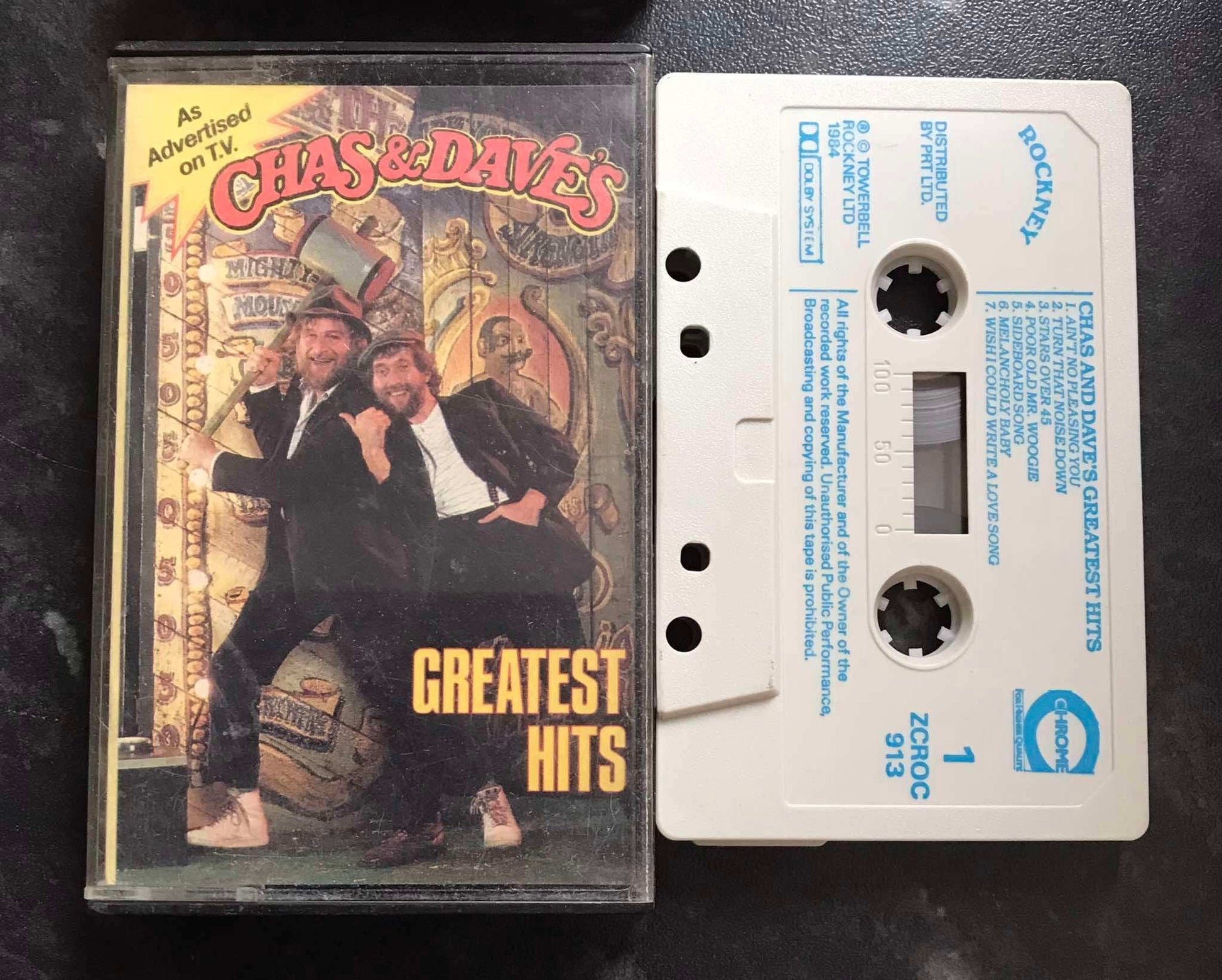 Chas & Dave's Greatest Hits, Rockney, ZC ROC 913, Vintage Cassette Magretro