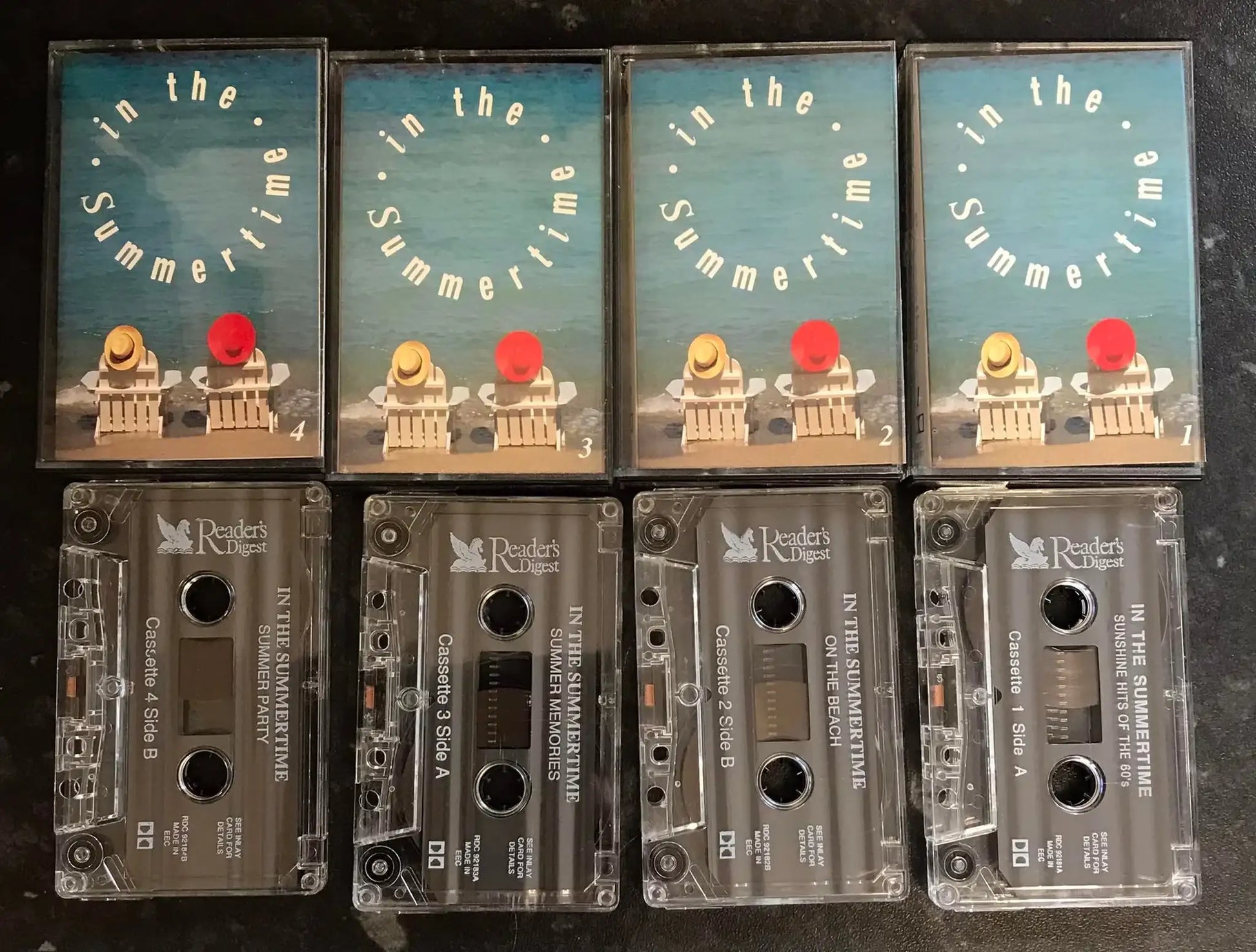 In The Summertime, Vintage Cassette, 4 tape set, Reader's Digest, RDC92181 Magretro