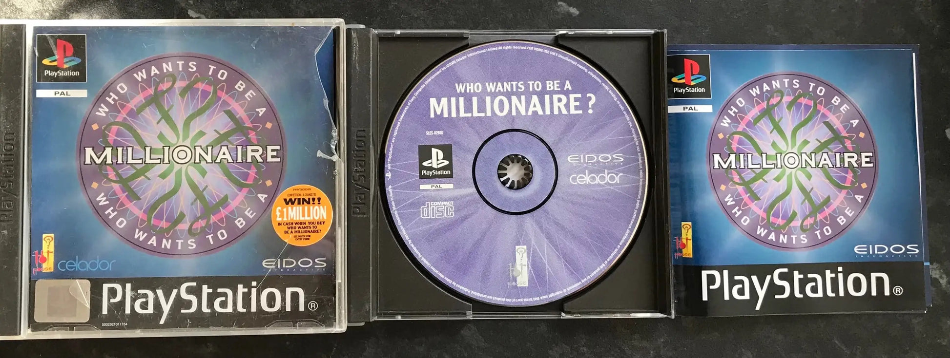 Who Wants To Be A Millionaire?, PS1 Playstation One Game Boxed (PAL UK) Magretro